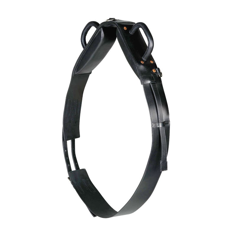 HORZE Vaulting Surcingle - Black - One Size - Image 1