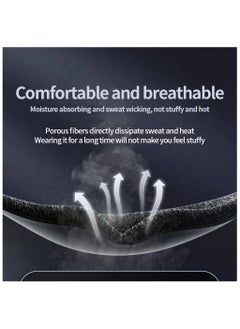 MileMelo 100% Blackout Sleep Mask for Hot Climates | Ultra-Thin Sweatproof Design with Adjustable Eye Cups - Zero Pressure Comfort for Side Sleepers, Air-Conditioned Offices & Long-Haul Flights (Black)  - Image 3