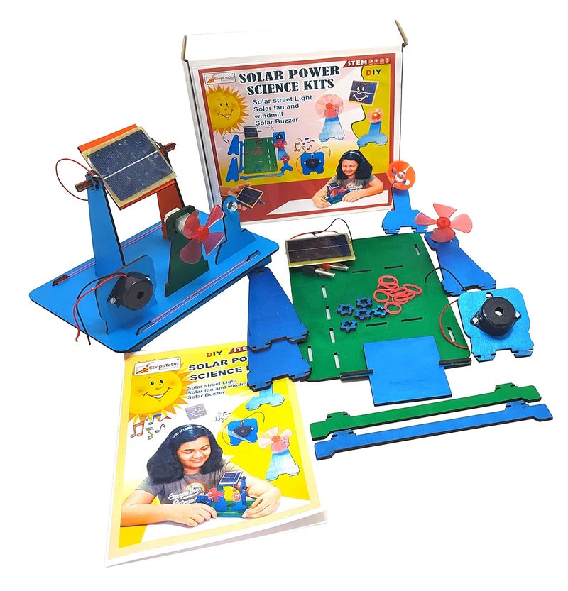 StepsToDo Solar Power Science Kit. Multiple Conversion of Solar Energy. Experimental Learning Study Kit. DIY Science Project Kit. Teaching Aid - Image 2