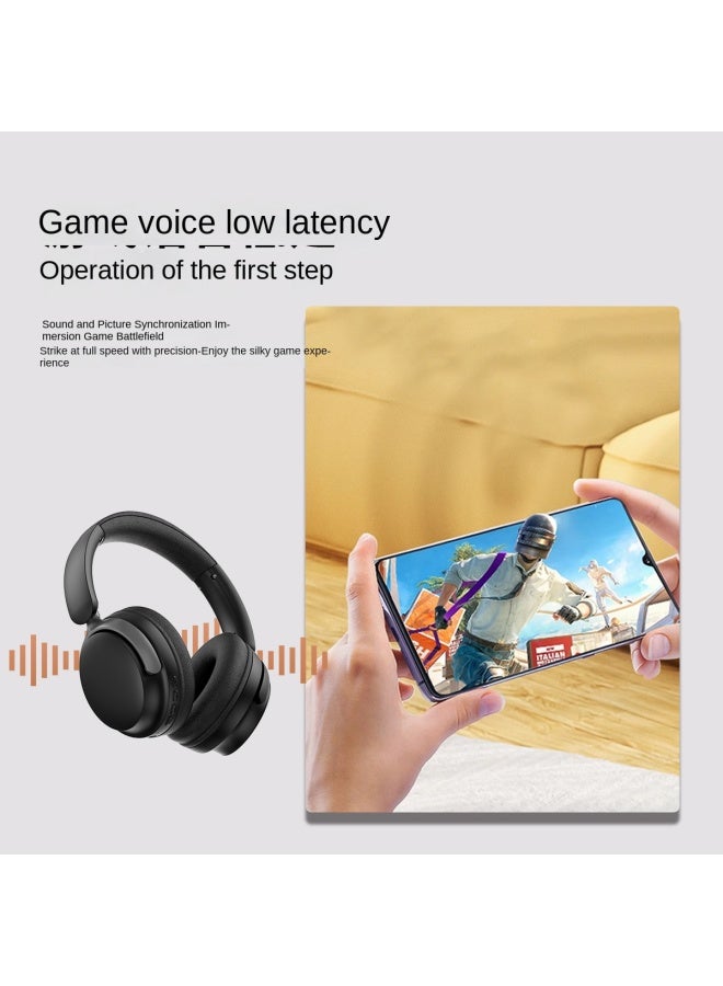 Neutral Anc Noise-canceling Wireless Bluetooth Headphones With Long Battery Life Foldable Design - Image 4