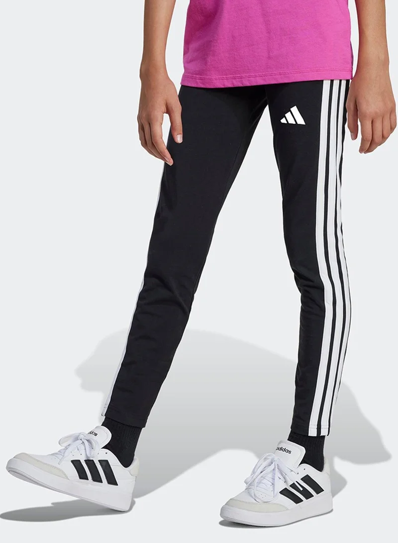 Adidas Jg 3S Leg 230 Black Training Tights For Junior 7-8Y