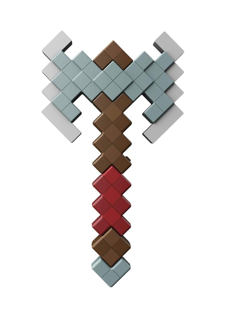 Minecraft Dungeons Deluxe Foam Cosplay Twin Axes, life-size battle toys with sound effects for active play, are a gift children over 6 years old - Image 2