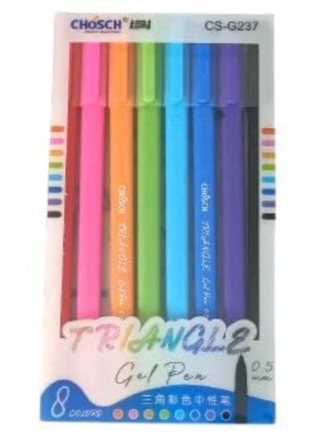 chosch Rainbow Gel pens Set Of 8 pens - Image 2
