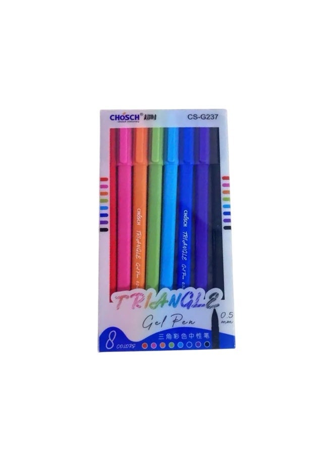 chosch Rainbow Gel pens Set Of 8 pens - Image 3