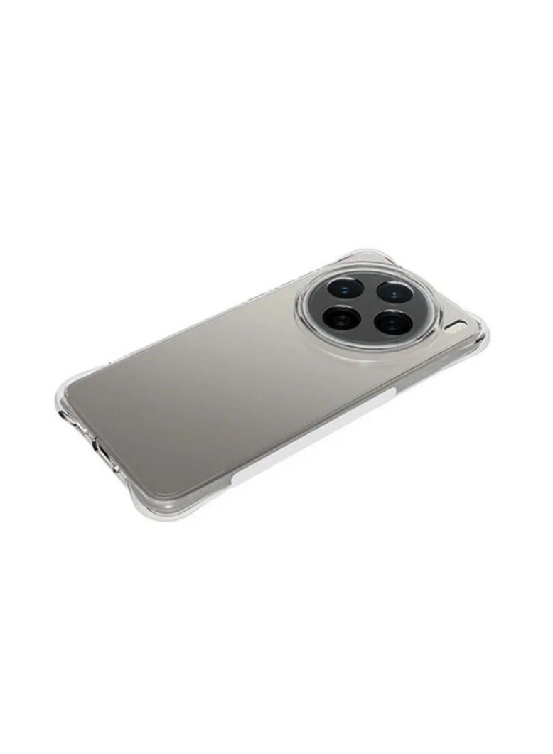 Phone Case for Vivo X200 Pro (6.78") with Clear [Anti-Scratch Shockproof] Soft TPU Bumper Protective Cover - Transparent - Image 3
