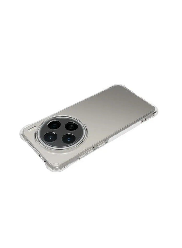 Phone Case for Vivo X200 Pro (6.78") with Clear [Anti-Scratch Shockproof] Soft TPU Bumper Protective Cover - Transparent - Image 2