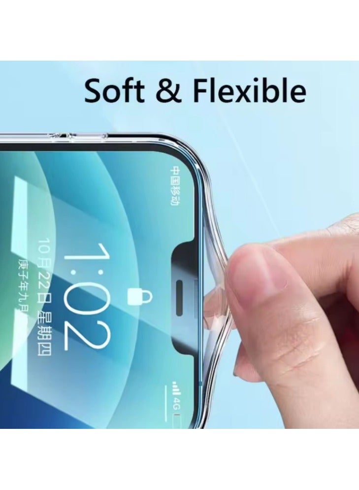Phone Case for Vivo X200 Pro (6.78") with Clear [Anti-Scratch Shockproof] Soft TPU Bumper Protective Cover - Transparent - Image 5