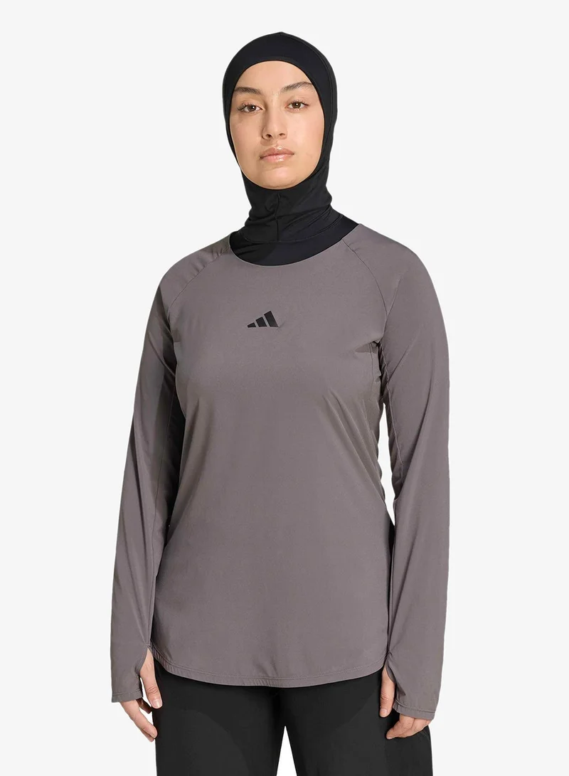 اديداس تيشيرت رياضي للتغطية