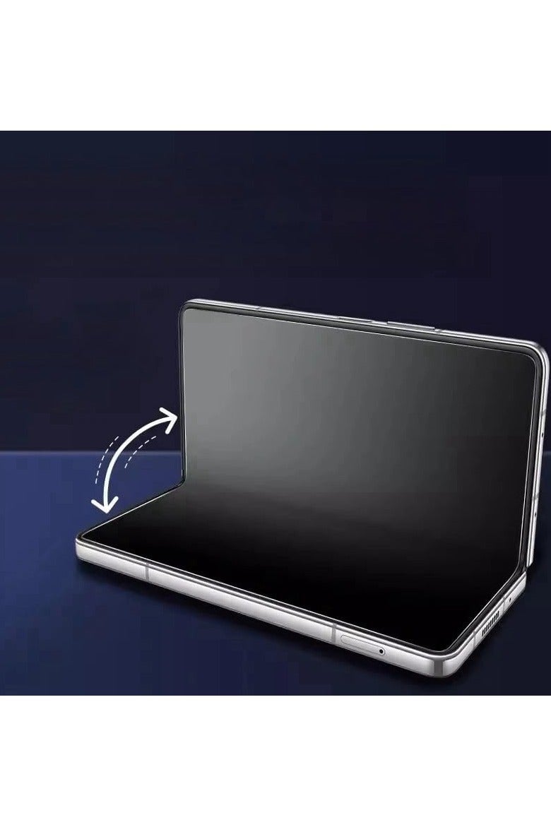 Muzz MATTE Screen Protector for Samsung Galaxy Z Fold 7 Front and Inside Display Matte Hydrogel Film Anti-scratch (2 PACK) (Matte Finish) - Image 4