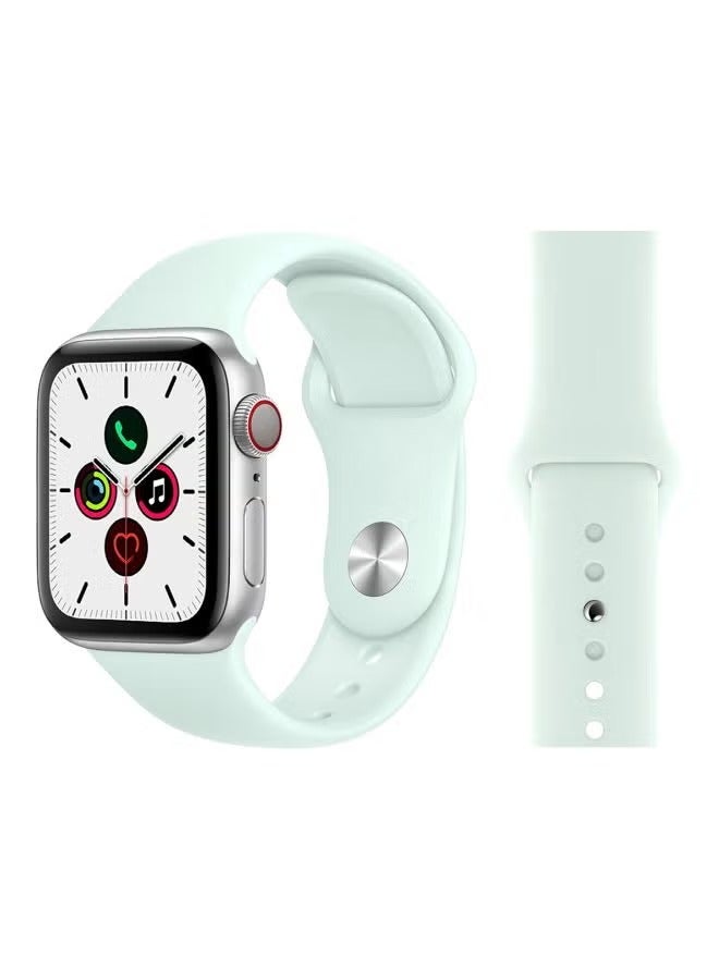 بروماس حزام بديل لساعة Apple Series 5/4/3/2/1 مقاس 44/42 ملم بلون أخضر غامق - Image 2