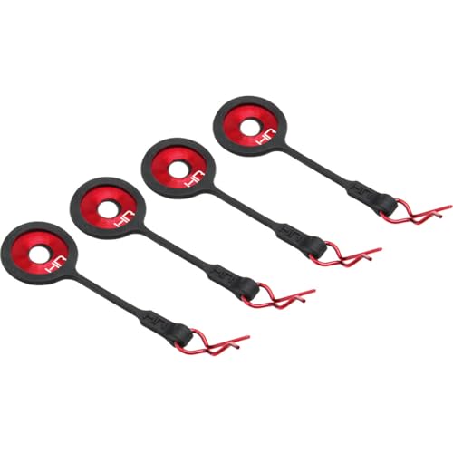Hot Racing BWP133B02 Red Bent Body Clips 23mm Long 1.2mm Wire (4) - Image 5