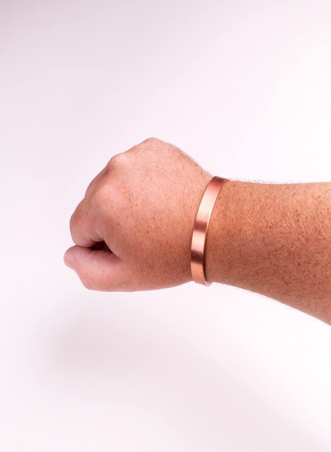 Apex Copper Bracelet, Solid Band - Image 2
