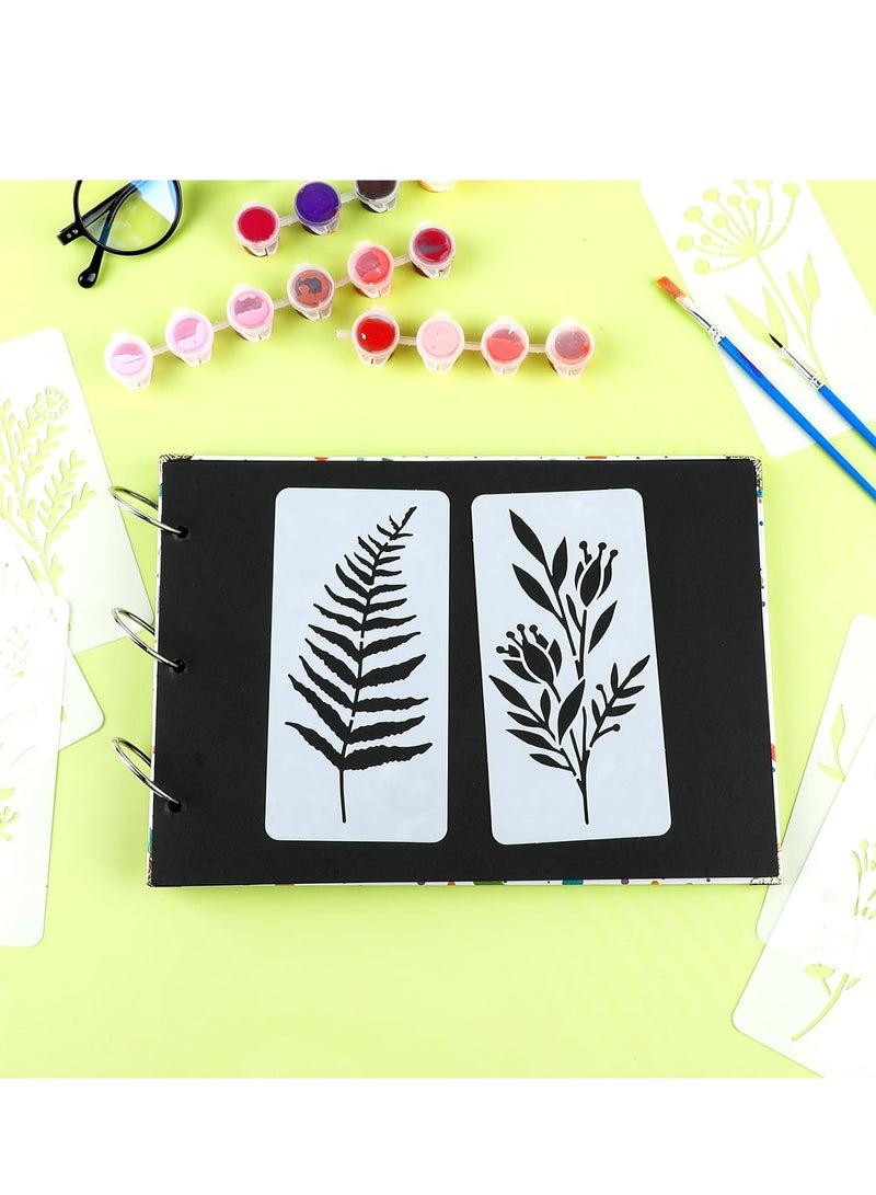 Oasisgalore Reusable Flower Painting Stencils, 18-Pack for Wood, Wall, Gift Boxes, Furniture, Clothing  - Image 3