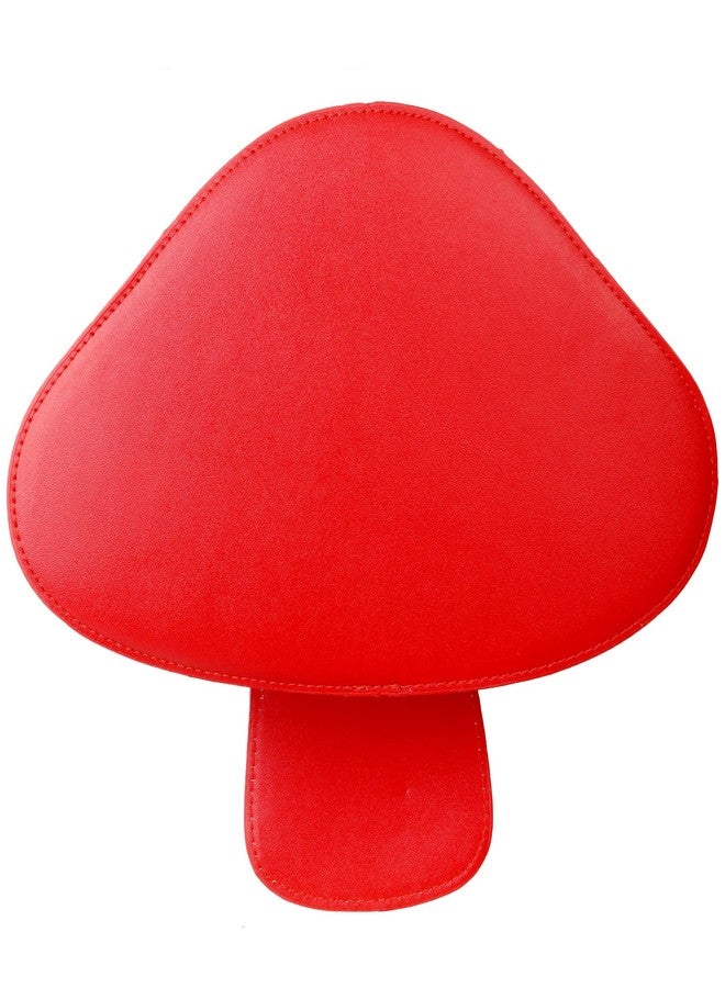 QiMing Mushroom Shoulder Purses,PU Lovely Botany CrossBody Bag for Girl Women(Red) - Image 4