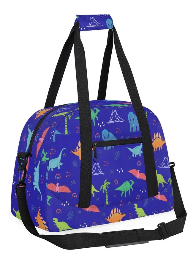 Funky Qiu Kids Duffel Bag for Boys Girls - Sport Gym Bag for Woman Man Weekender Overnight Bag Travel Duffle Bag Practice Workout Dance(Dinosaur) - Image 3