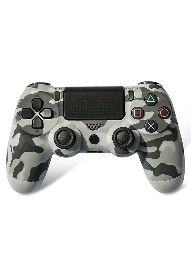 CubeG Wireless Controller for PlayStation 4, Bluetooth High-Performance Gamepad with Dual Motor Feedback - Camo Gray - Image 1