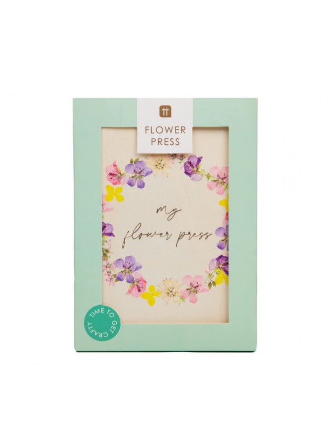 Talking Tables Wooden Flower Press Kit for Art and Crafts Supplies or Card Decorations | Preserve a Special Memory | Creative Gifts for Her, Kids, Adults,Purple - Image 2