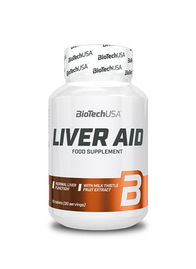 BioTech USA Liver Aid, 60 Tablets 