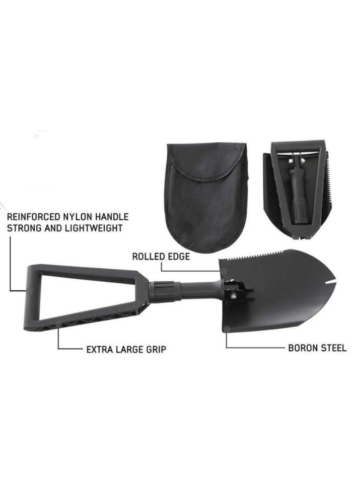 Generic Multi-Functional Utility Shovel – Compact, Durable & Versatile for Camping, Survival & Outdoor Use  - Image 2