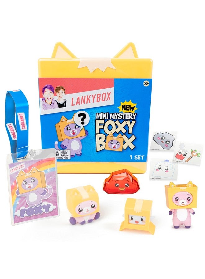 LankyBox Mini Foxy Mystery Box Foxy Mystery Box with 9 Exciting Toys to Discover Inside, Officially Licensed Merch - Image 1