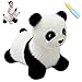 INPANY Bouncy Horse Panda Hopper Toys Toddler Plush Bouncing Animal Kid Inflatable Ride on Rubber Bouncer Outdoor Cool Birthday Gift for 2 3 4 Yr Boy Girl - Image 2