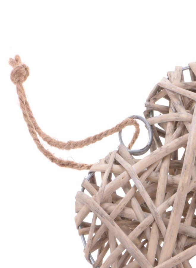 EBTOYS Wicker Hearts Wreath Home Wall Wedding Party Hanging Decor - Heart - Image 3