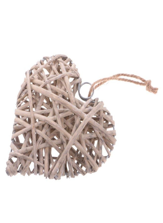 EBTOYS Wicker Hearts Wreath Home Wall Wedding Party Hanging Decor - Heart - Image 2