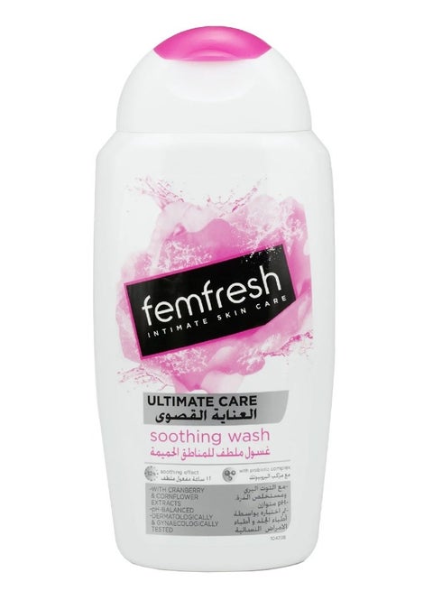 Intimate feminine Ultimate Soothing Wash with cranberry and Cornflower Extract pH Balance Feminine Wash 250 ml