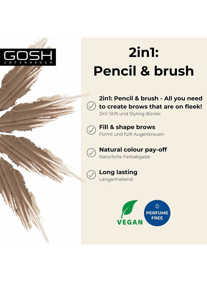 gosh Eye Brow Pencil, 01 Brown - Image 2