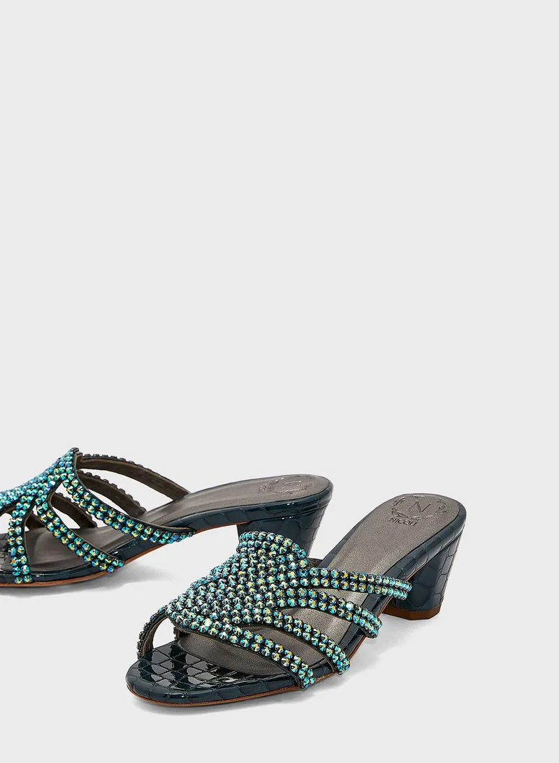 Nicoli Arden Mid Heel Sandals