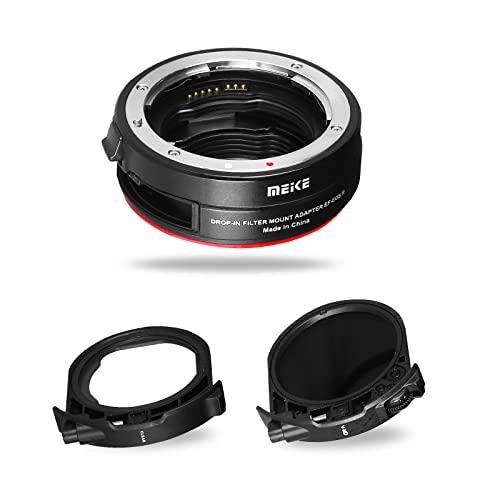 Meike MK-EFTR-C Drop-in Filter Mount Adapter for Canon EF to EOSR with Variable ND Filter and UV Filter for EOS R R5 R6 RP R5C C70 Cameras - Image 1