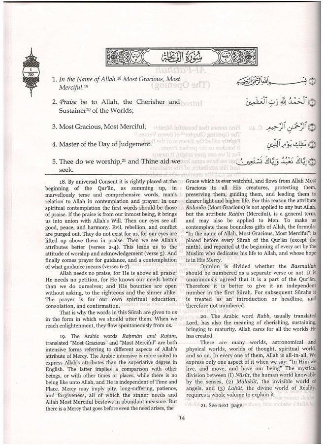 null - The Meaning of the Holy Qur'an: Complete Translation with Selected Notes - Image 1