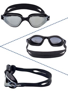 Energize Premium Swimming Goggles with Nose Plugs & Ear Plugs for Men, Women & Teenagers, - Clear Vision, 180° Panoramic View, Polarized, Anti-Fog, UV Protection, Leak-Proof Eyewear  - Image 5
