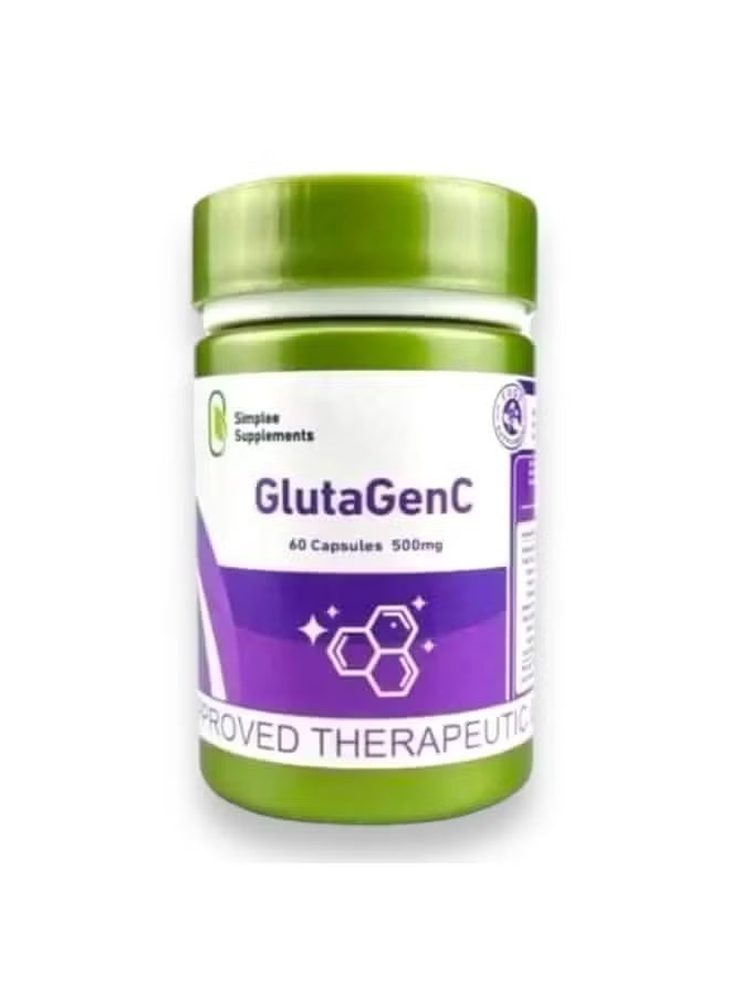 Simplee Supplements Glutagen C 60 Capsules 500 mg