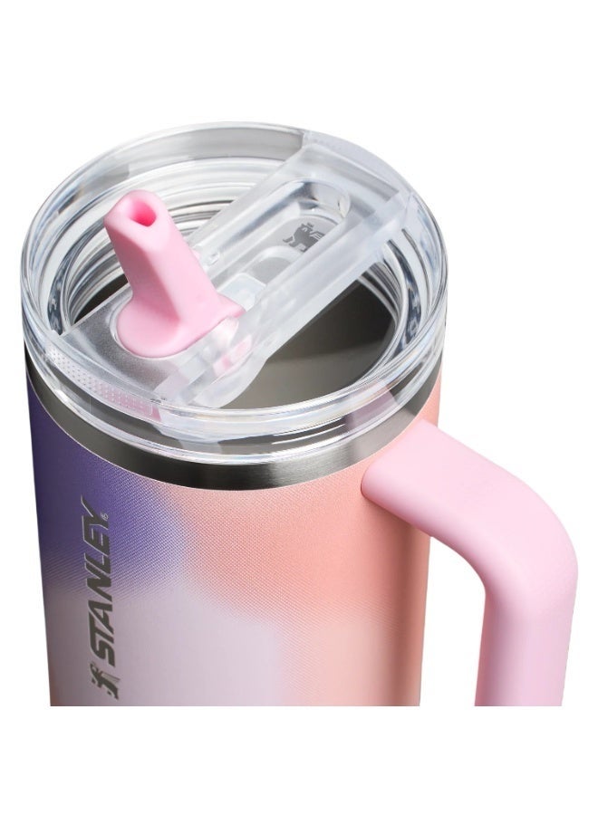 Stanley Quencher ProTour Flip Straw Tumbler with Leakproof Lid 40 oz| Built-In Straw & Handle | Cupholder Compatible for Travel | Insulated Stainless Steel Cup | BPA-Free - Image 3