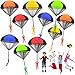 Juuxncgv 10 Pack Parachute ToyTangle Free Throwing Toy ParachuteOutdoor Toss It Up Flying Toys for KidsGifts5 Colors - Image 2