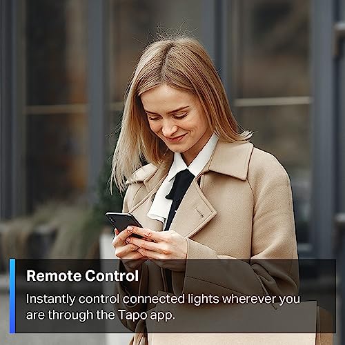 tapo مفتاح إضاءة ذكي TP-Link Tapo Matter: تحكم صوتي مع Siri و Alexa و Google Home | معتمد من UL | مؤقت وجدولة | تركيب سهل مع إرشادات | يتطلب سلك محايد | قطب واحد | Tapo S505 (عبوة 2) - Image 5