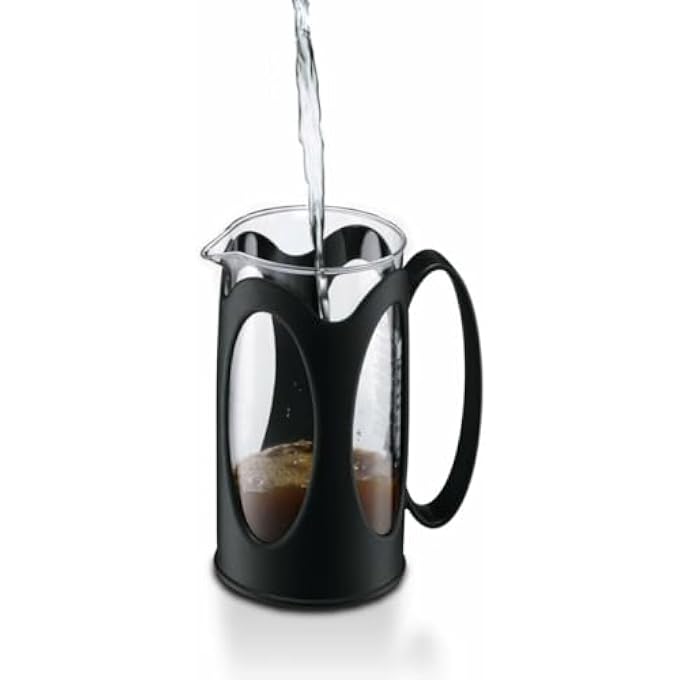 bodum Kenya Plastic French Press Coffee Maker Black 1 Litre Bd1068501 - Image 2