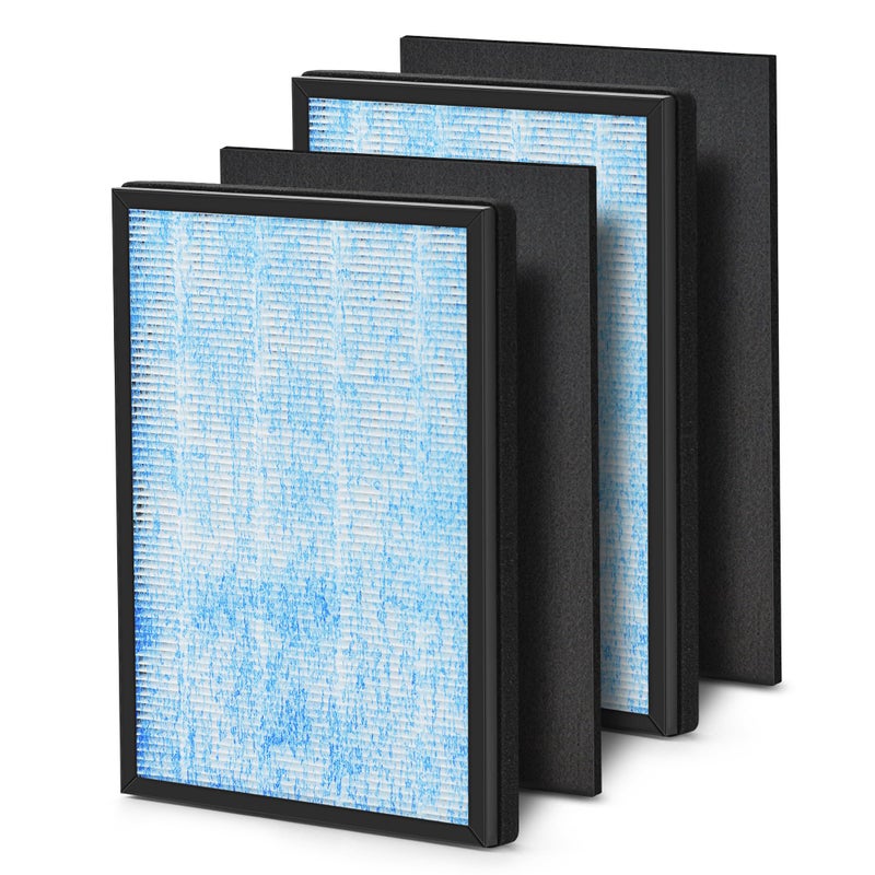 SOMEWAYTOP 8L HEPA Replacement Filter Set Compatible with Okaysou Airmax 8L Air Filters 3Stage Airmax 8L Filterand Blue UltraFilter Carbon PreFilter Air Cleaner for Home 2 Pieces