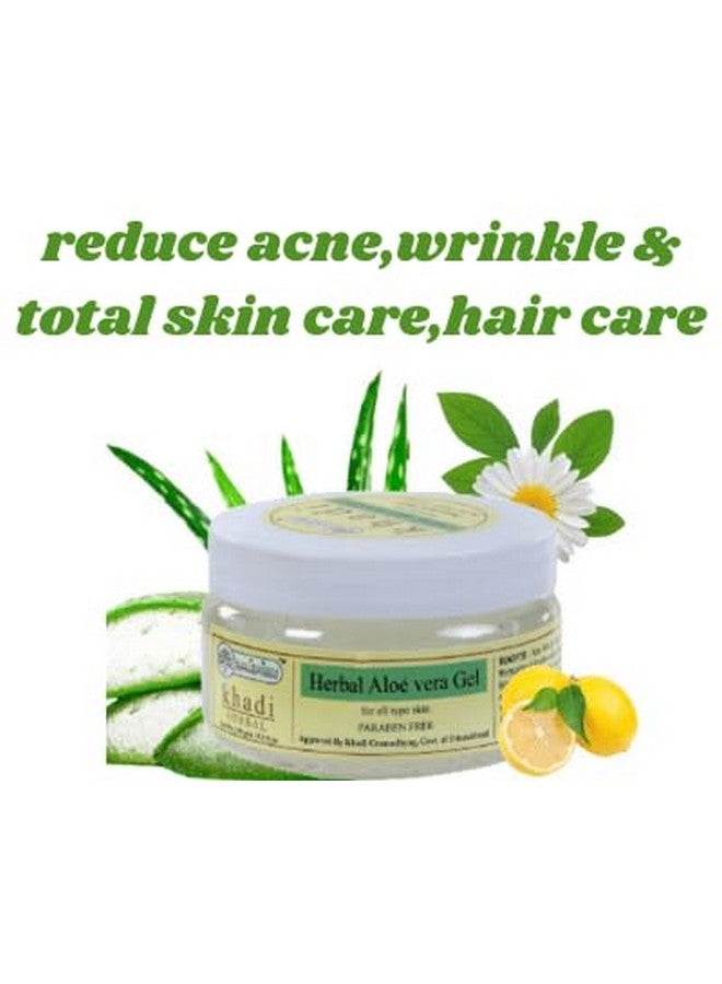 KHADI RISHIKESH Pure Aloe Vera Skin Gel, 150gm | Multipurpose Hydrating Beauty Gel for Glowing Skins Wrinkles and Moisturizes for All Skin Type | Men and Women | SLS and Paraben Free - Image 2