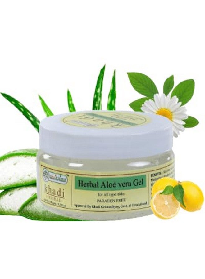 KHADI RISHIKESH Pure Aloe Vera Skin Gel, 150gm | Multipurpose Hydrating Beauty Gel for Glowing Skins Wrinkles and Moisturizes for All Skin Type | Men and Women | SLS and Paraben Free - Image 1
