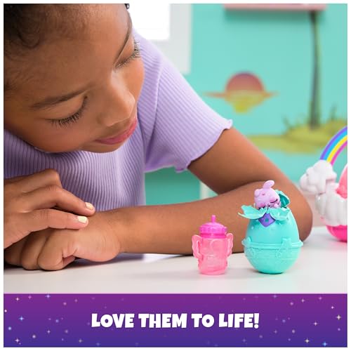 Hatchimals Alive, Neon Rainbow Spring Basket Toy (Styles May Vary), 3 Self-Hatching Easter Eggs, Gifts & Stocking Stuffers for Girls & Boys Ages 3 & up - Image 4
