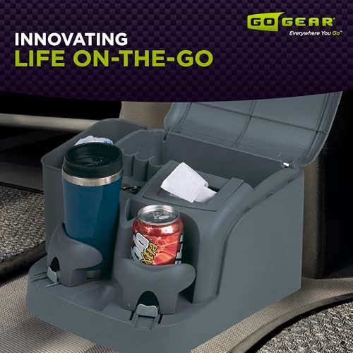 GOGear كونسول ديلوكس لمقعد خلفي أو مقعد بنش من جو جير SSC-CHA/DLX، (رمادي غامق) - Image 5