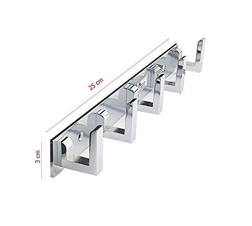 PROMIXO 5 Pin Cloth Hooks for Wall Pack of 2 - Image 3