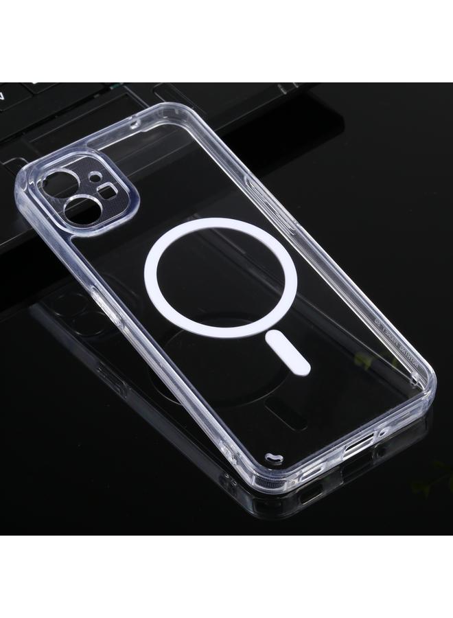 erorex Case For Nothing Phone 1 Magsafe Clear Acrylic Four Corner Airbags TPU Phone Case - Image 1