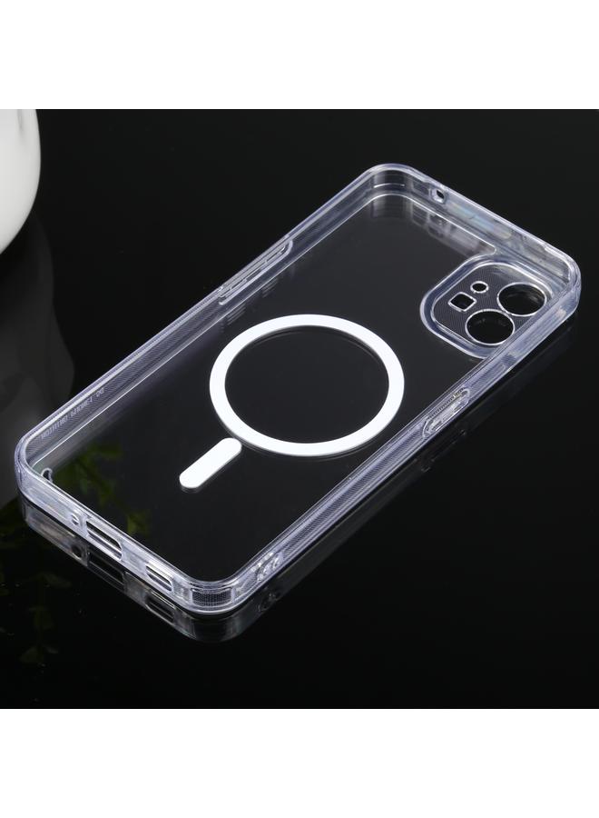 erorex Case For Nothing Phone 1 Magsafe Clear Acrylic Four Corner Airbags TPU Phone Case - Image 3