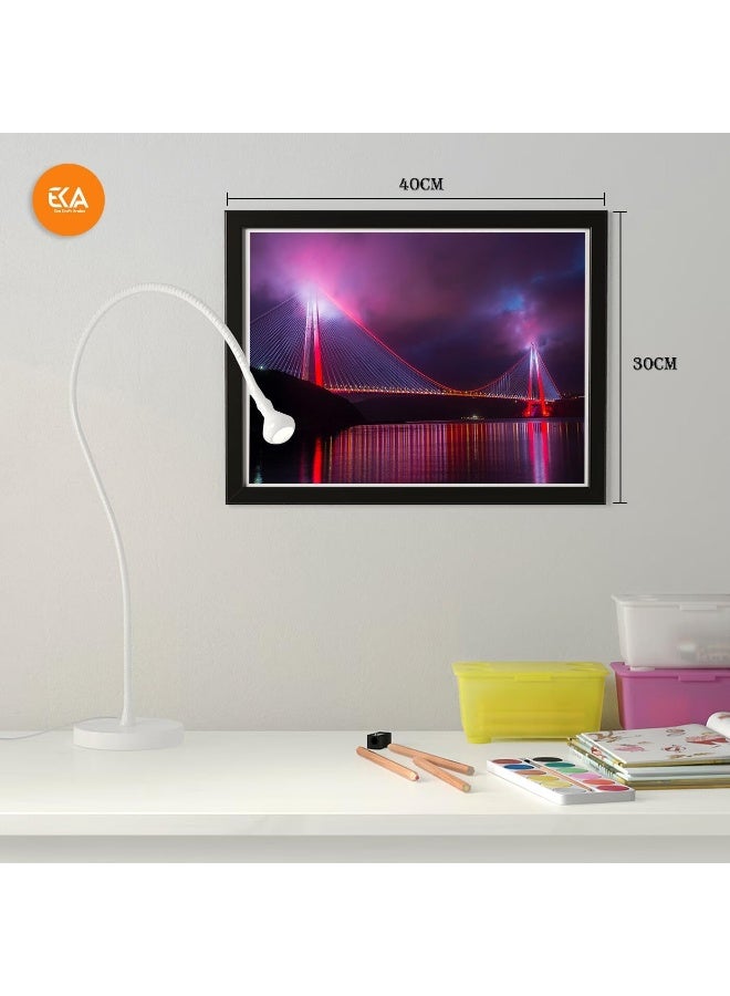 Eka Bridge Night City Lighting 30X40(Framed) - Image 5