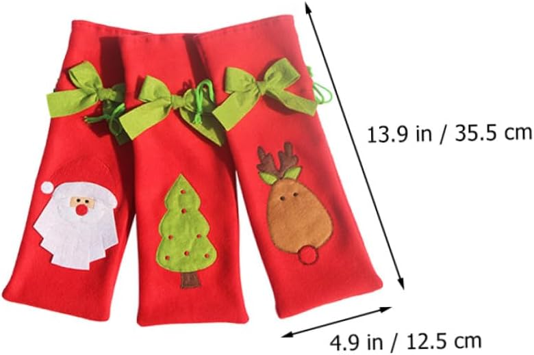 Space saving ARTIBETTER 6pcs Christmas Wine Bottle Bags with Plush Santa Reindeer Tree Designs Drawstring Bottle Covers for Holiday Wrapping Random Style Trendy flexible practical build Practical design alternatives Cross product compatible Practical versatile construction Chemical free Bulk storage easy optimized build Multiple sizes Systematic nationwide ship Permanent & temporary usable Light precision processed material Certified stocked merchandise Varied available picks Indoor outdoor all-purpose fit Tiered purchase options Custom sizing alternatives Temp & permanent project compatible Medium weight Wear resistant upgraded material Gulf mainstream practical design Elegant practical multi-option build All-scene compatible build Rack sorted local inventory Transit & use compatible Diverse use resistant crafted quality - Image 2