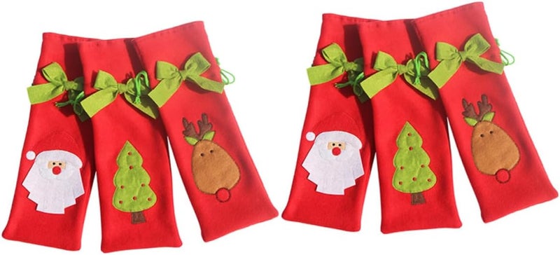 Space saving ARTIBETTER 6pcs Christmas Wine Bottle Bags with Plush Santa Reindeer Tree Designs Drawstring Bottle Covers for Holiday Wrapping Random Style Trendy flexible practical build Practical design alternatives Cross product compatible Practical versatile construction Chemical free Bulk storage easy optimized build Multiple sizes Systematic nationwide ship Permanent & temporary usable Light precision processed material Certified stocked merchandise Varied available picks Indoor outdoor all-purpose fit Tiered purchase options Custom sizing alternatives Temp & permanent project compatible Medium weight Wear resistant upgraded material Gulf mainstream practical design Elegant practical multi-option build All-scene compatible build Rack sorted local inventory Transit & use compatible Diverse use resistant crafted quality - Image 1