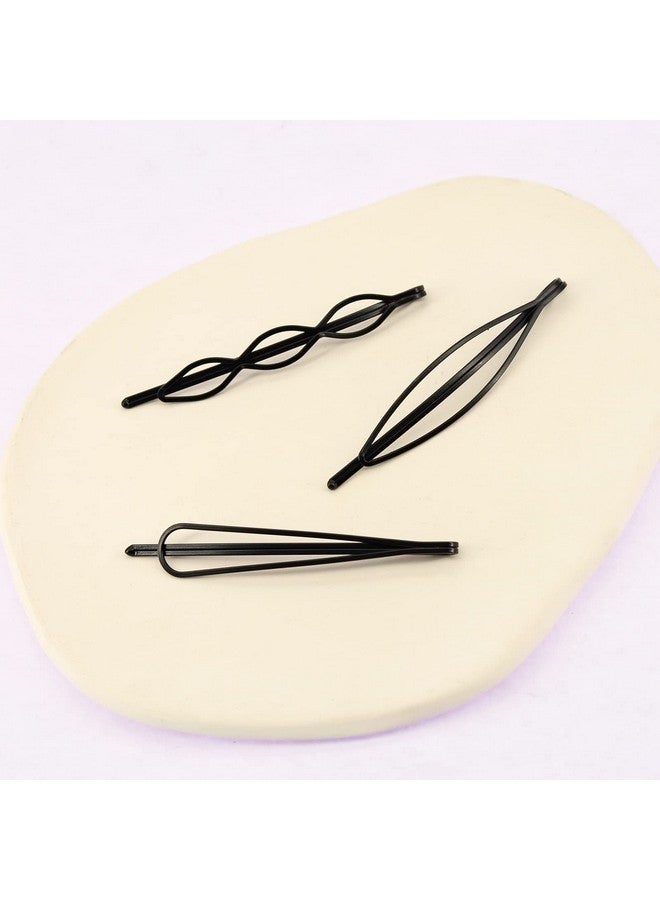 PIDOUDOU 36 Pieces 2.7Inch Black Bobby Pins for Women, Black Metal Hair Clips for Girls Hair Pins - Image 3